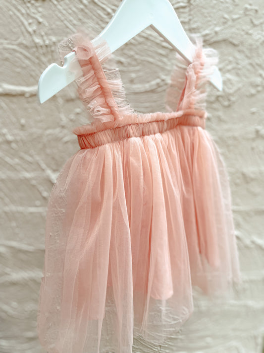 Dusty Rose Tulle Dress